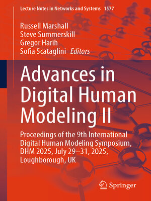 cover image of Advances in Digital Human Modeling II